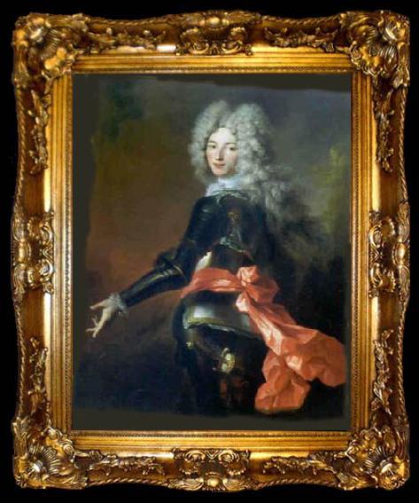 framed  Nicolas de Largilliere Portrait de Charles de Sainte-Maure, duc de Montausier, ta009-2